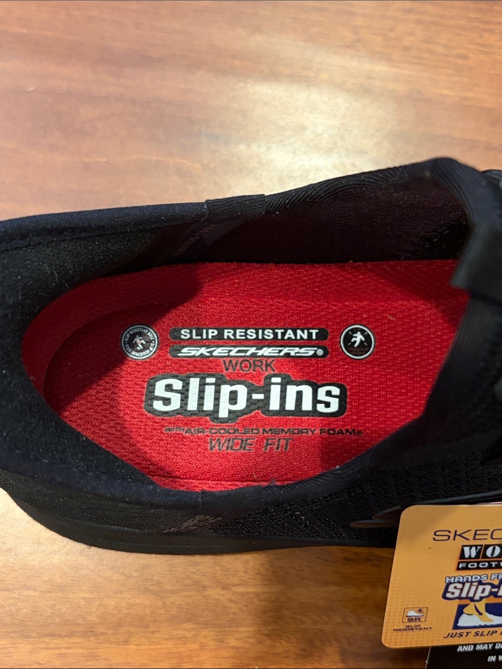 Skechers Hands Free Slip-ins Work Summits Enslee Black Women’s 8.5W NWOB Tags - Picture 9 of 16